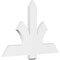 Ekena Millwork Redmond Architectural Grade PVC Gable Bracket, 48"W x 32"H x 2"D x 6"F, 16/12 Pitch GBP048X32X0206RED00 - alternate 1